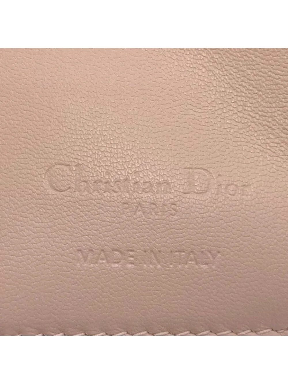 Dior Lady Lotus Bifold Wallet Patent Leather